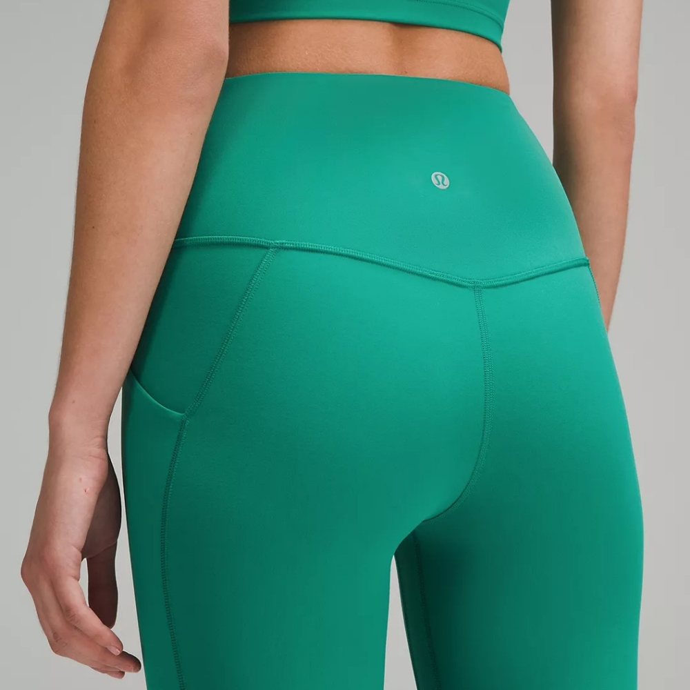 Lululemon Align High-Rise Pant with Pockets 25" Maldives Green size 16